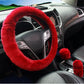 Plush Wheel, Gearshift & Handbrake Cover Set