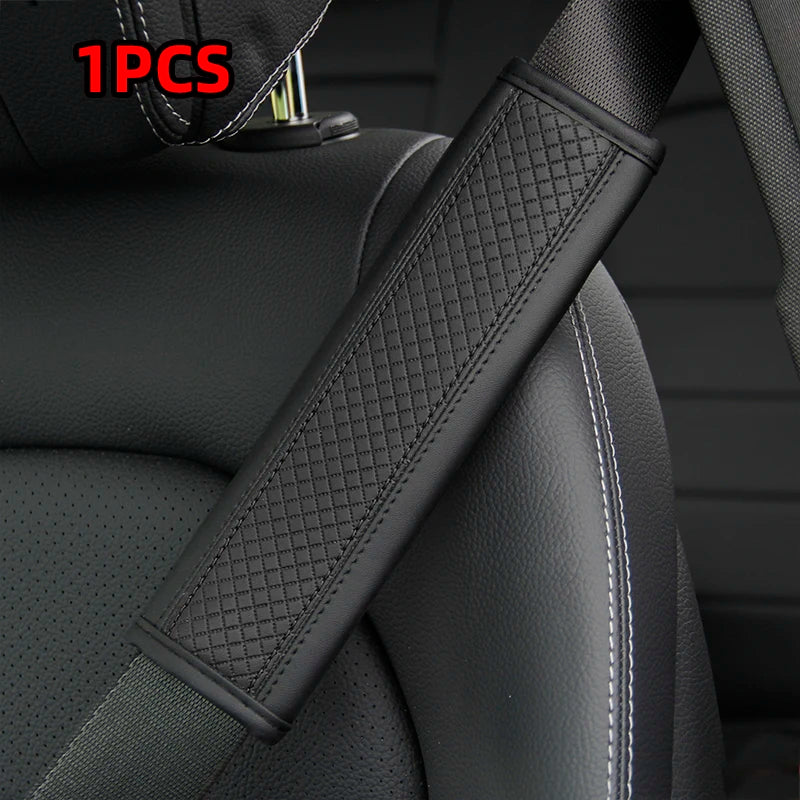 PU Leather Seat Belt Strap Protectors