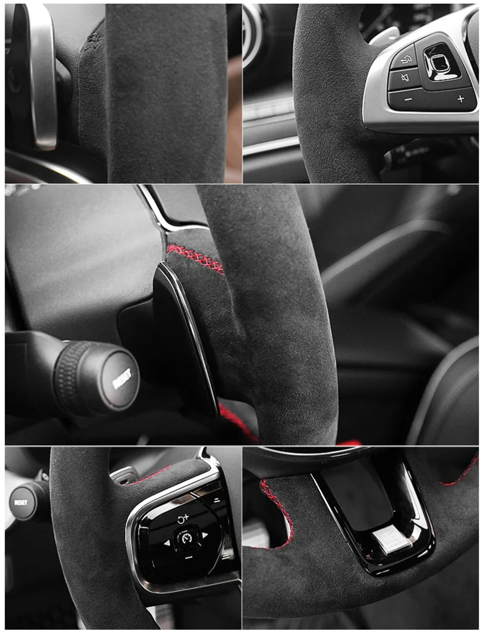Suede Steering Wheel Cover