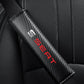 Carbon-Style Seat Belt Strap Protectors