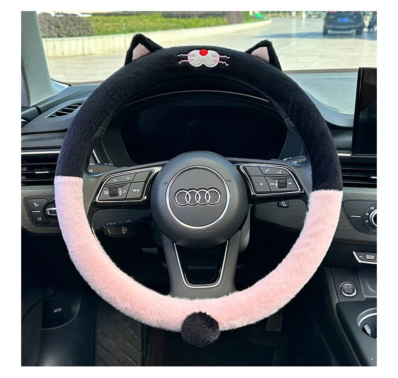 Plush Wheel Protector Cover - Non-Slip - Plus