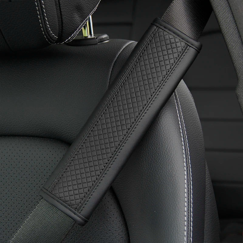 PU Leather Seat Belt Strap Protectors