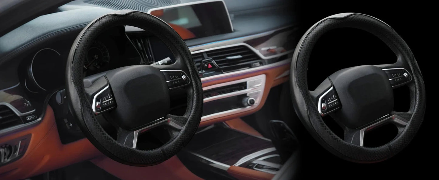 Breathable Steering Wheel Wrap - Non-Slip