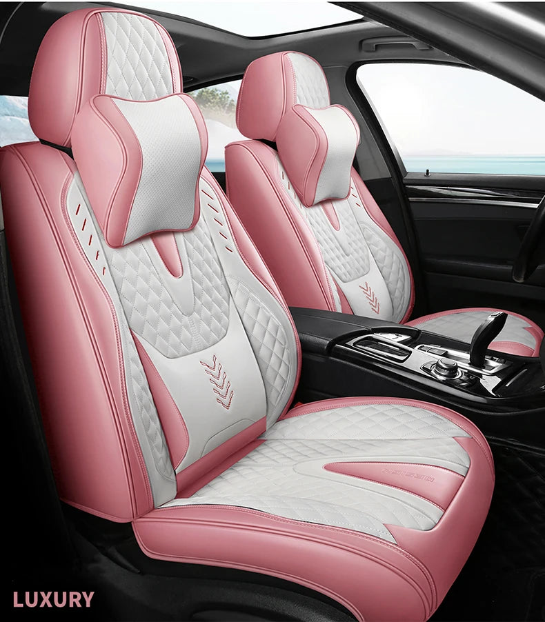 Comfort Leather Seat Cover Set - All-Season