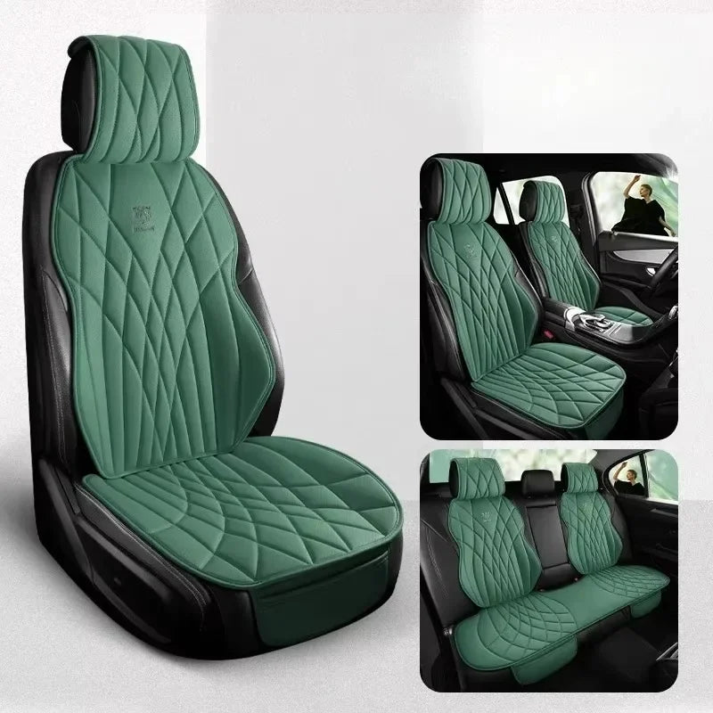 Full Set Leather Seat Protector Cover - All-Season