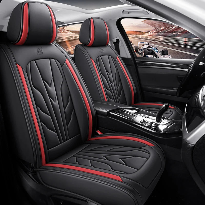 Universal PU Leather Seat Cover Set - All-Season