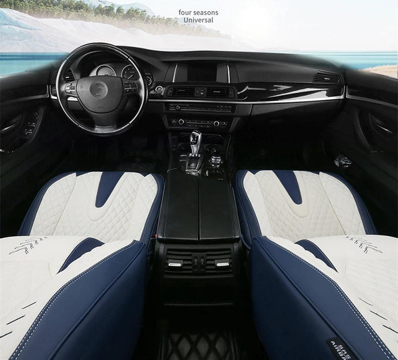 Comfort Leather Seat Cover Set - All-Season