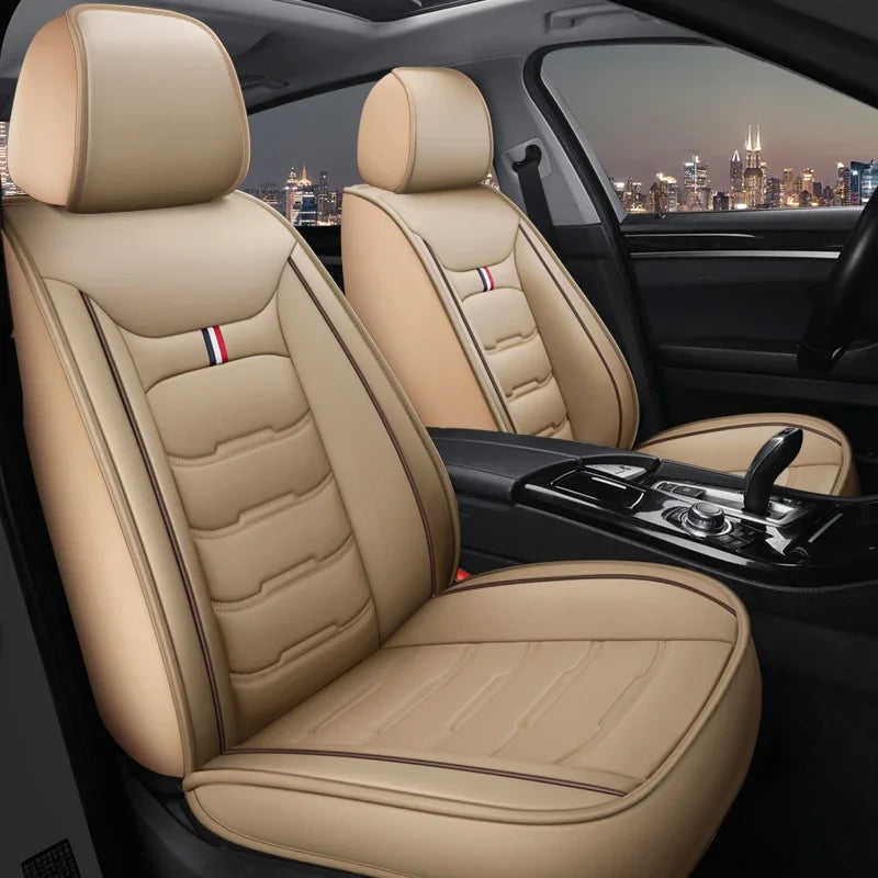 Comfort PU Leather Seat Cover Set - All-Season