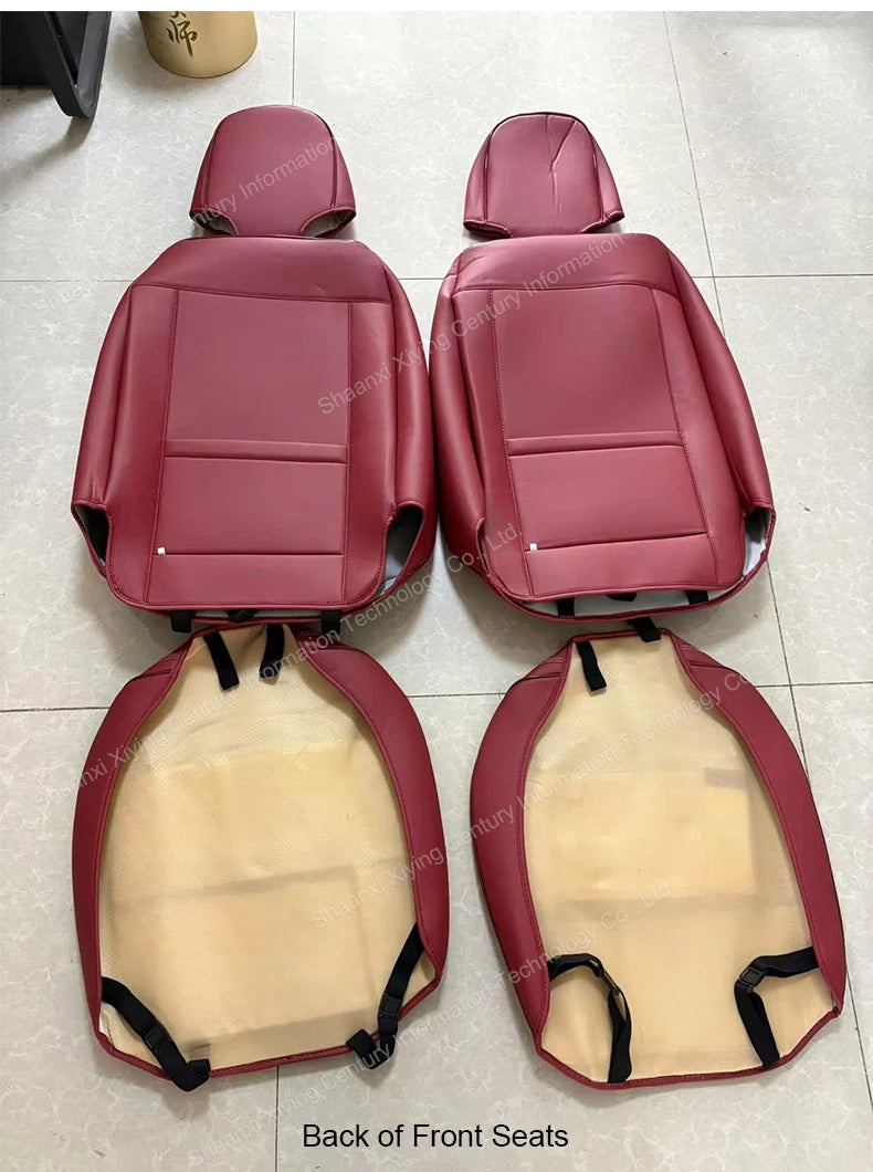 Comfort Leather Seat Cover Set - All-Season