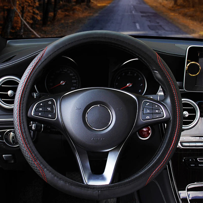 Leather Steering Wheel Protector - Non-Slip - Everyday Edition