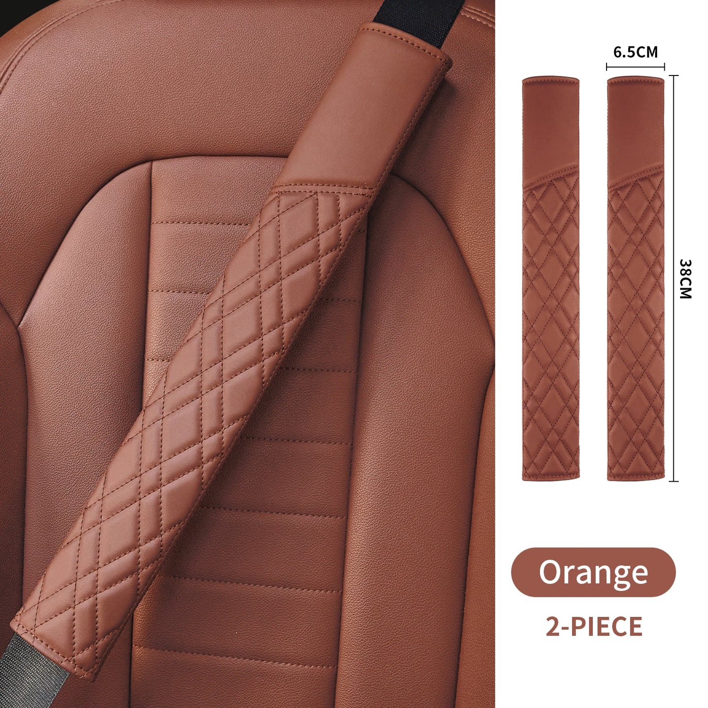 Pair of Soft Shoulder Belt Cushions