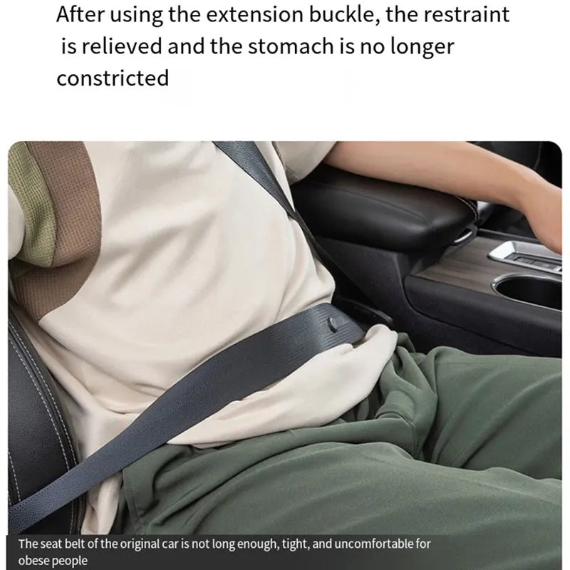 Quick-Insert Seat Belt Latch Extender - Buckle Insert