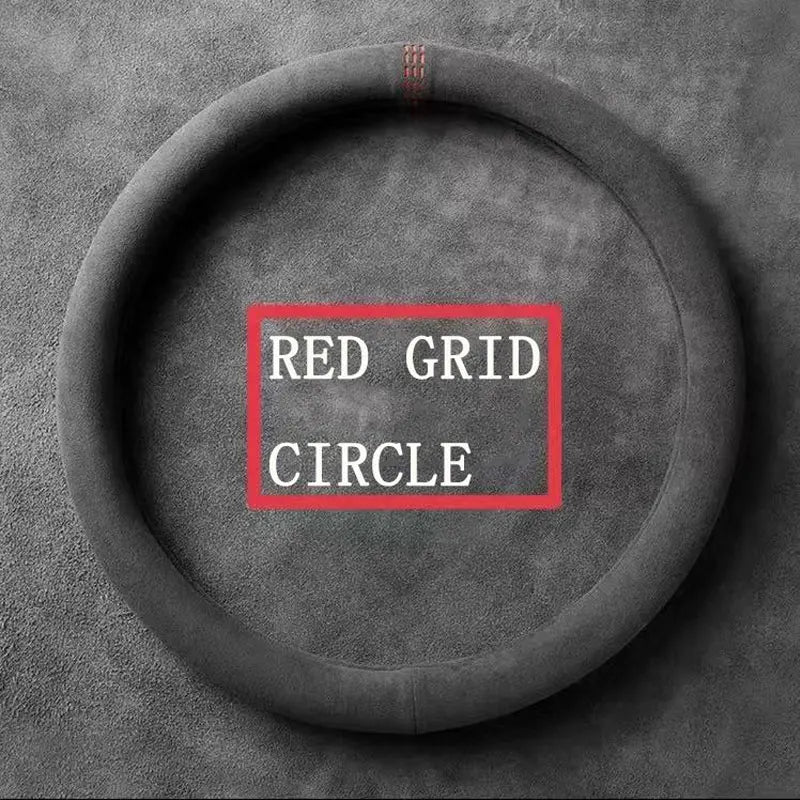 Suede Steering Wheel Cover - Non-Slip