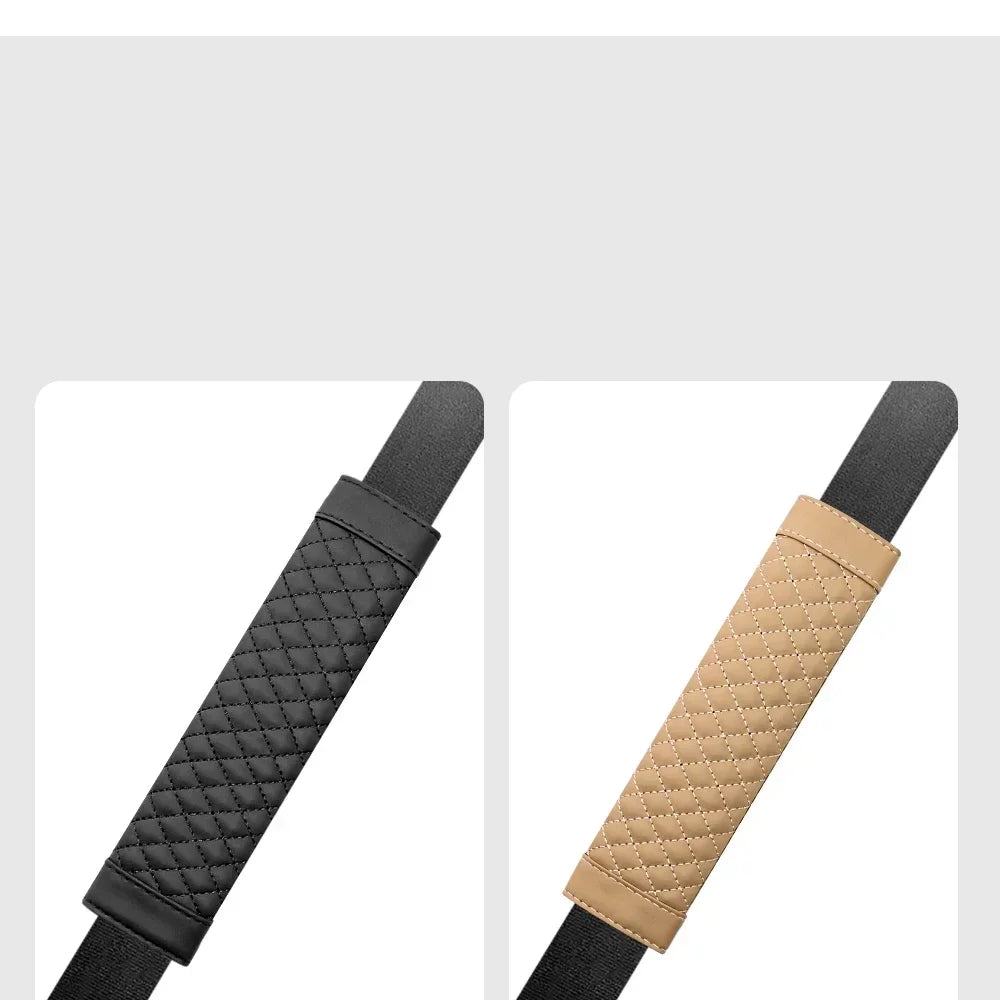 Leather Seat Belt Shoulder Pads