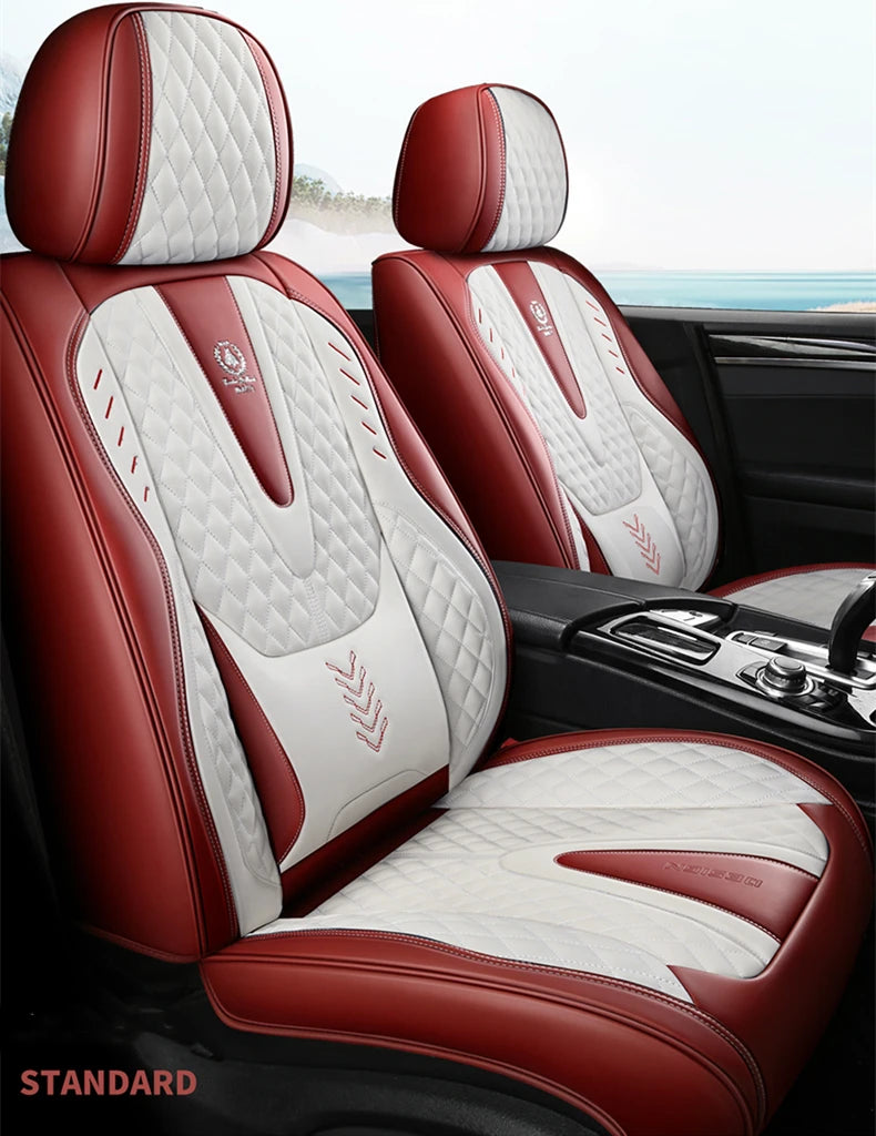 Comfort Leather Seat Cover Set - All-Season