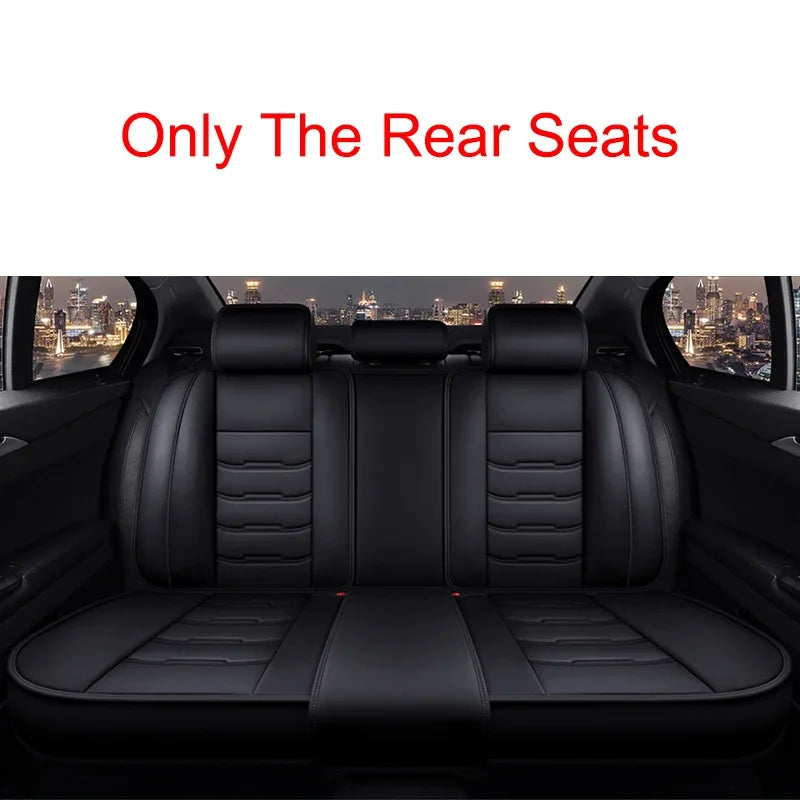 Comfort PU Leather Seat Cover Set - All-Season