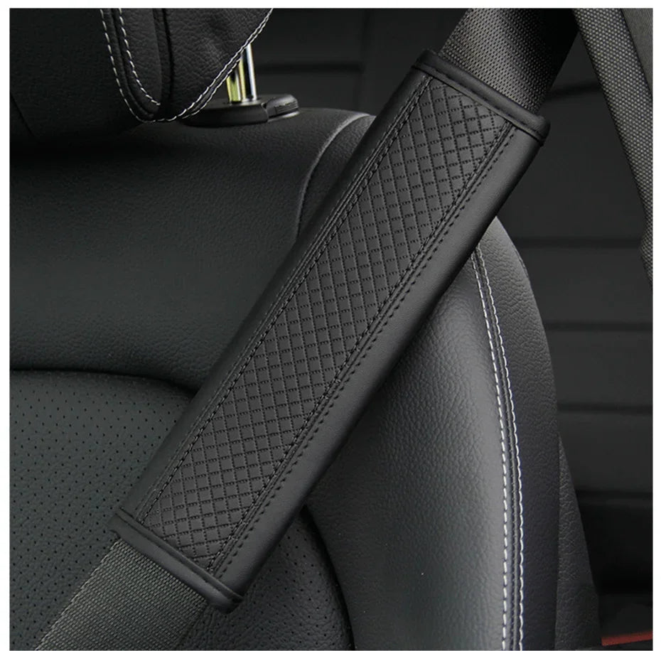 PU Leather Seat Belt Comfort Covers