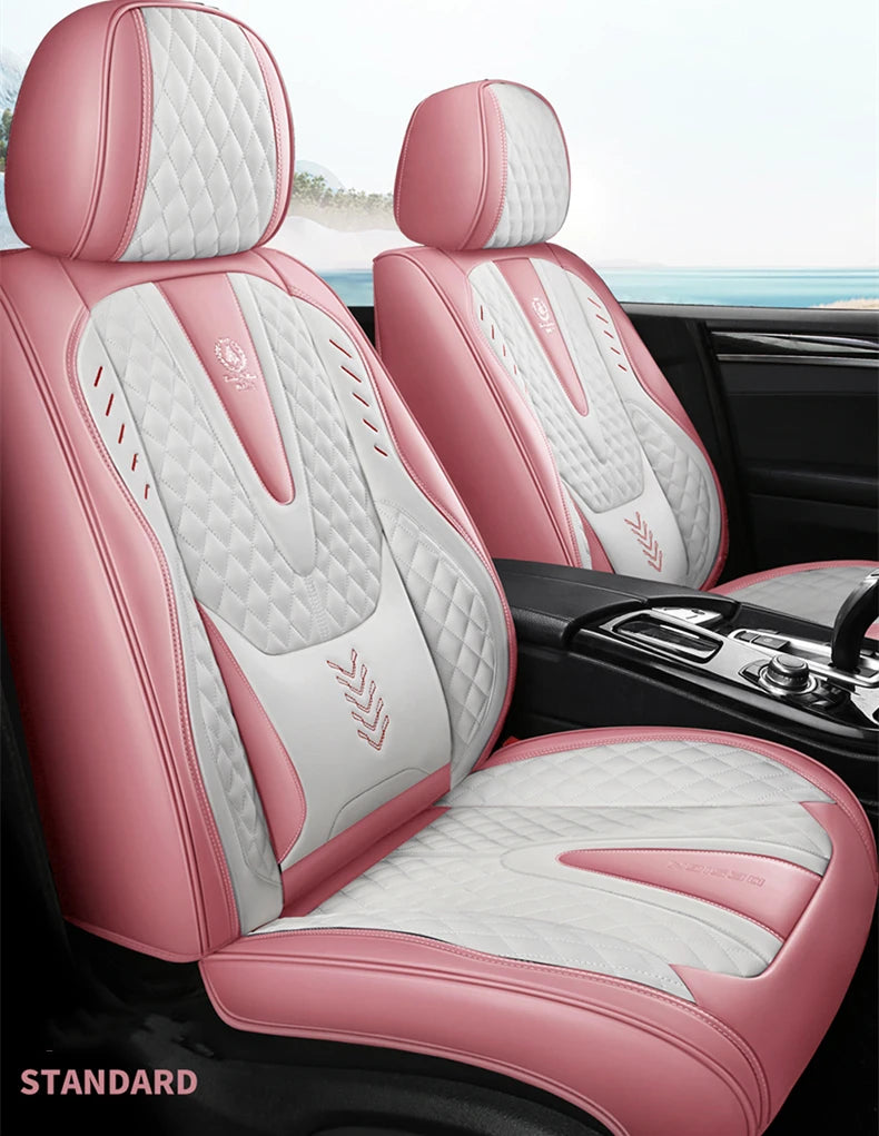Comfort Leather Seat Cover Set - All-Season