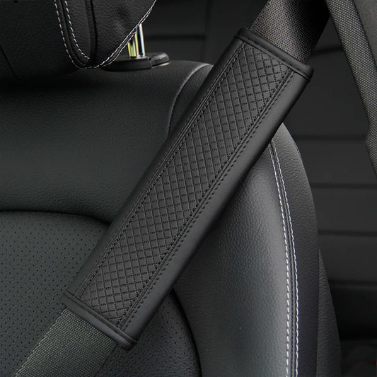 PU Leather Seat Belt Strap Protectors