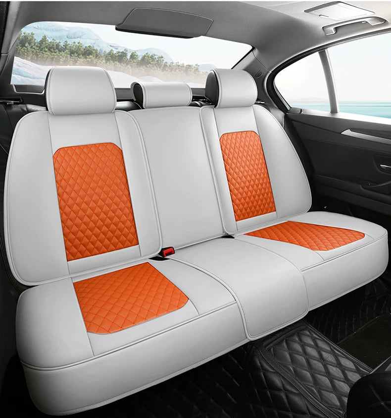 Comfort Leather Seat Cover Set - All-Season