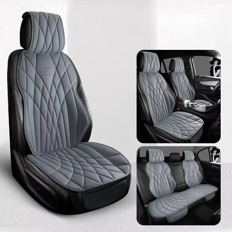 Full Set Leather Seat Protector Cover - All-Season