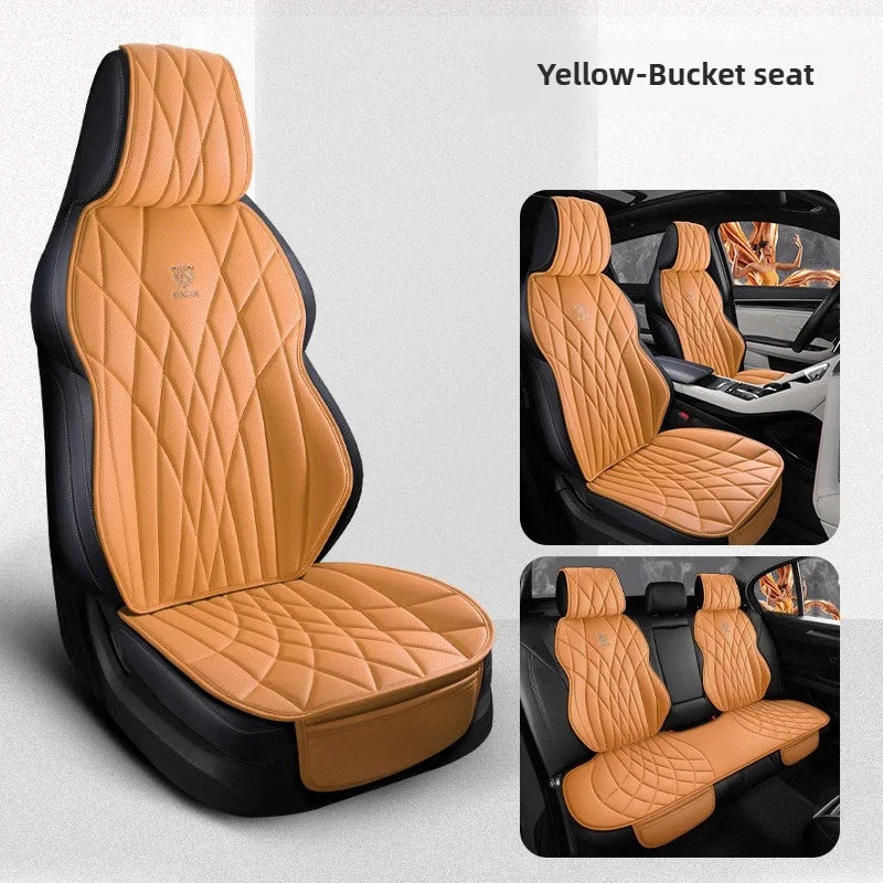 Full Set Leather Seat Protector Cover - All-Season