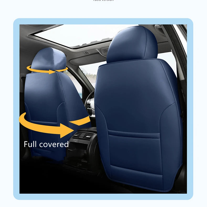 Comfort Leather Seat Cover Set - All-Season