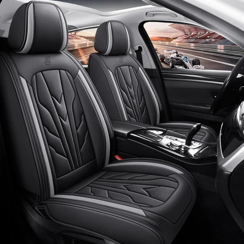 Universal PU Leather Seat Cover Set - All-Season