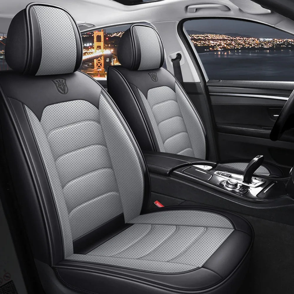 Complete PU Leather Seat Cushion Cover - All-Season