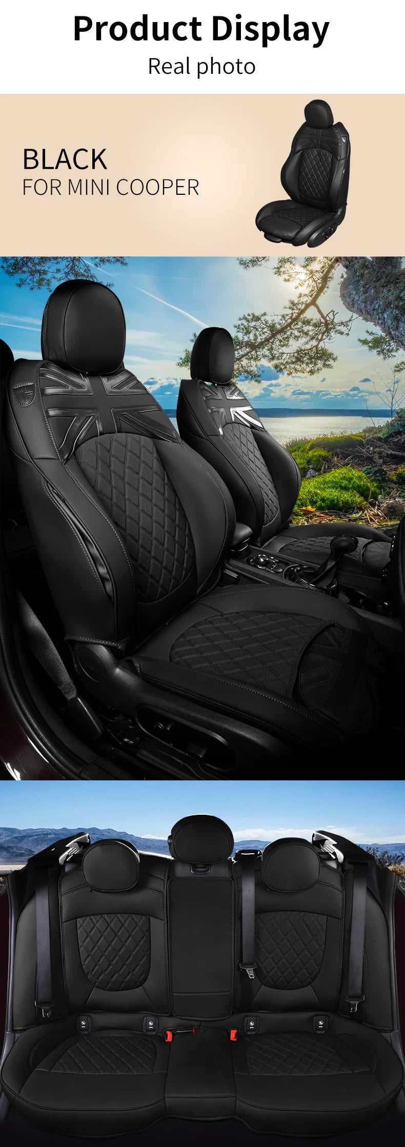 Complete Leather Seat Cover Set