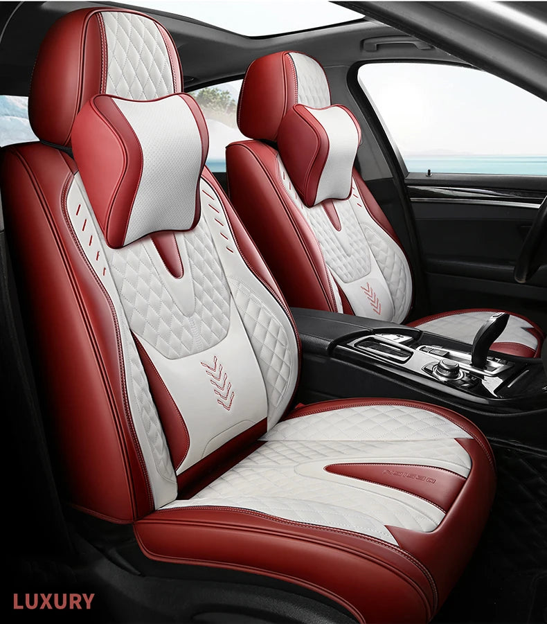 Comfort Leather Seat Cover Set - All-Season