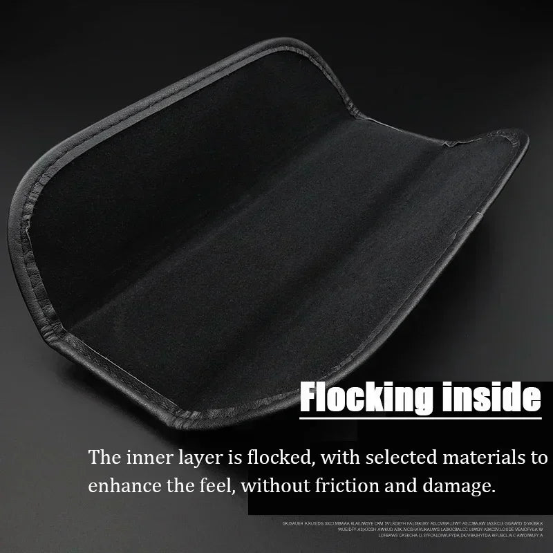 Dual Nappa Leather Seat Belt Comfort Covers