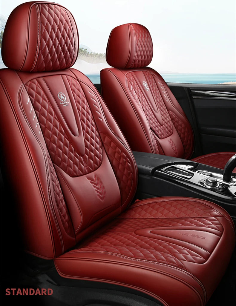 Comfort Leather Seat Cover Set - All-Season