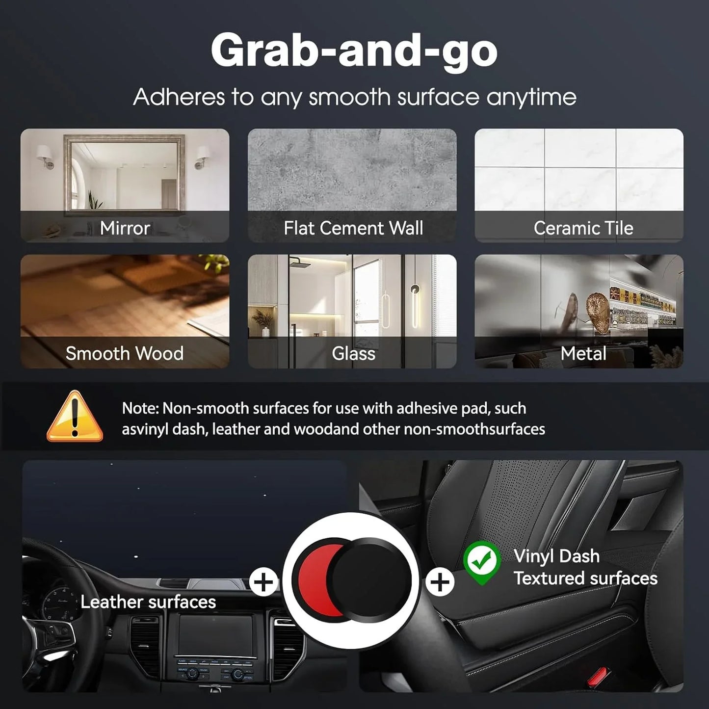 360° Strong-Magnet Car Phone Holder with Secure Hold
