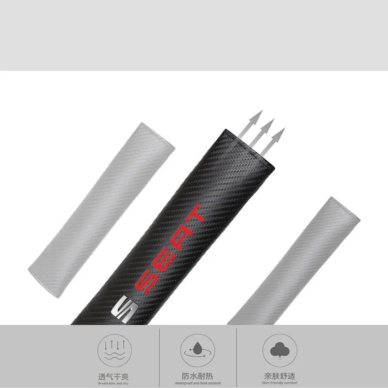 Carbon-Style Seat Belt Strap Protectors