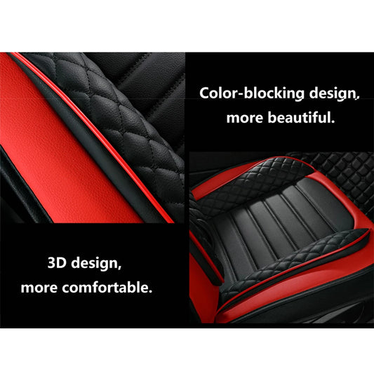 Comfort Faux Leather Seat Protector Cover - All-Season