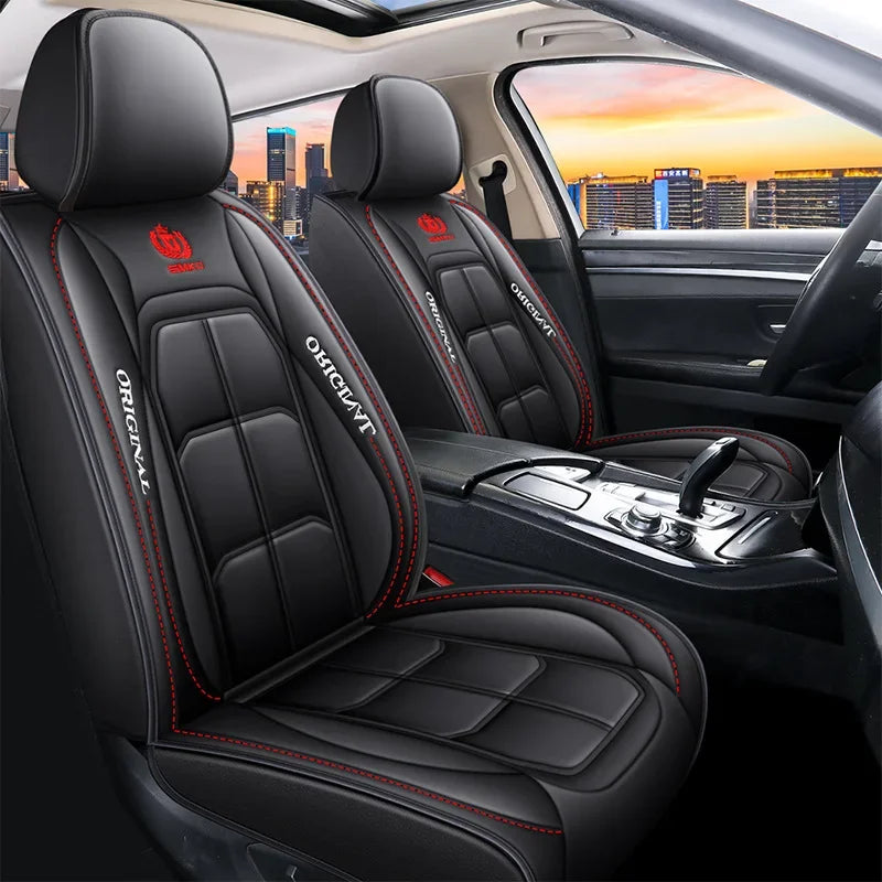 Universal Leather Car Seat Cover Set - All-Season