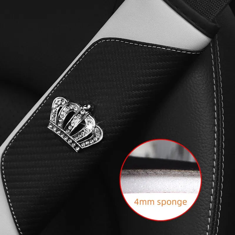 Diamond Accent Seat Belt Shoulder Pads