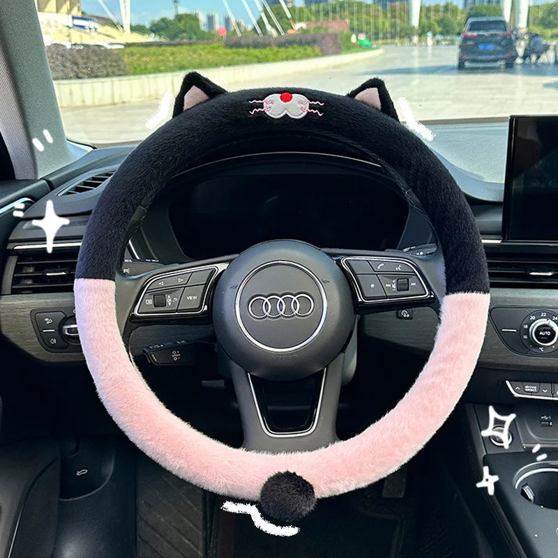 Plush Wheel Protector Cover - Non-Slip - Plus