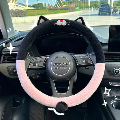 Plush Wheel Protector Cover - Non-Slip - Plus