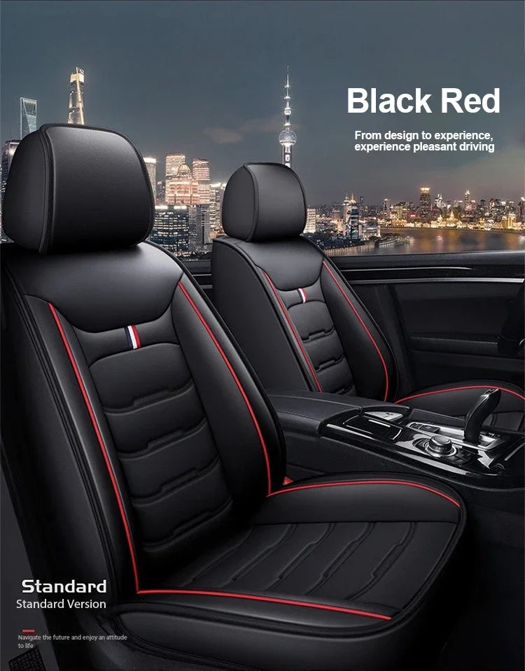 Premium Leather Seat Cover Set - All-Season