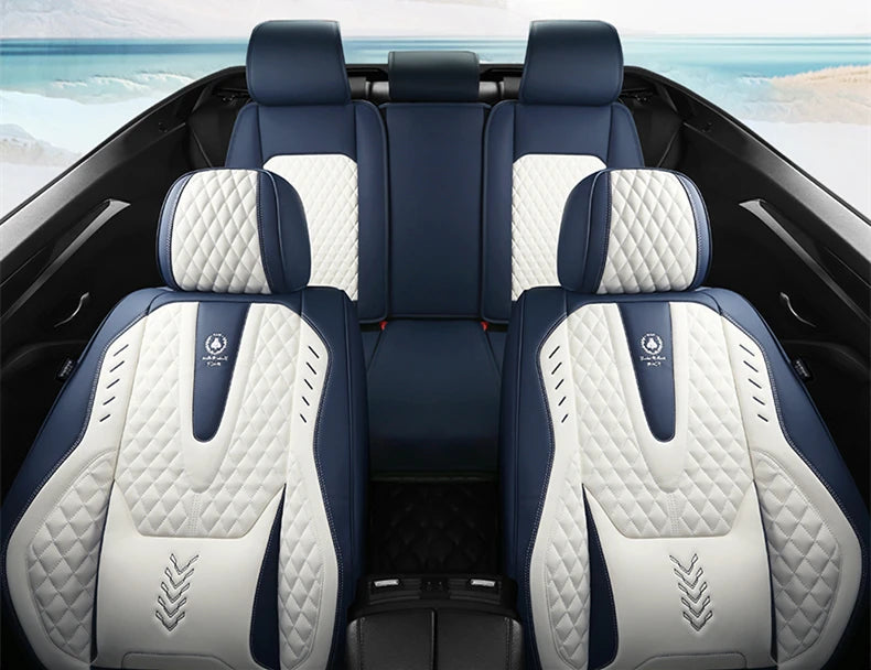 Comfort Leather Seat Cover Set - All-Season