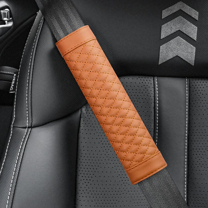 Leather Seat Belt Shoulder Pads