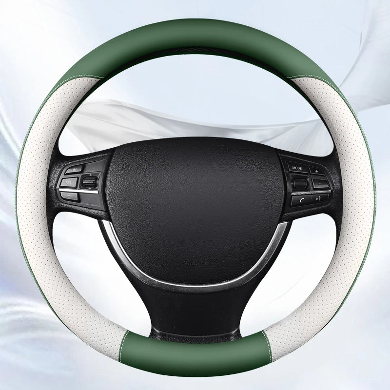 Leather Steering Wheel Protector - Non-Slip