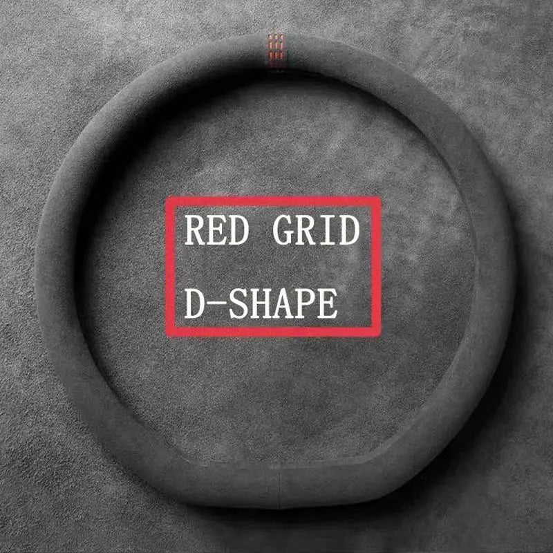 Suede Steering Wheel Cover - Non-Slip