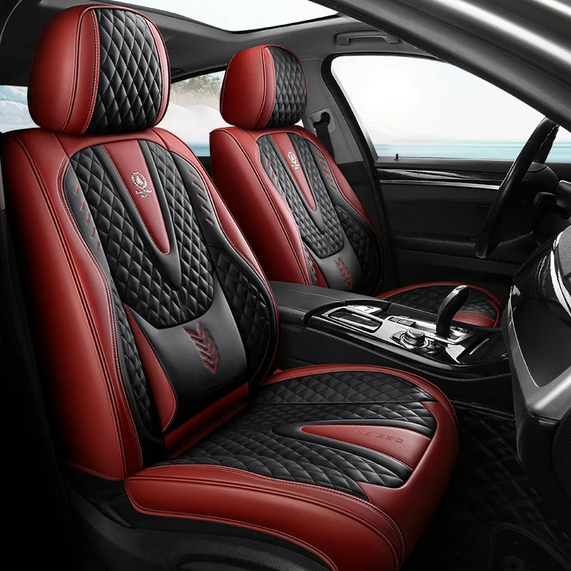 Comfort Leather Seat Cover Set - All-Season