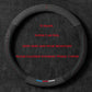 Leather Steering Wheel Cover - Non-Slip
