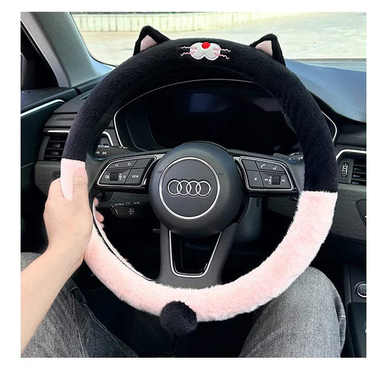 Plush Wheel Protector Cover - Non-Slip - Plus