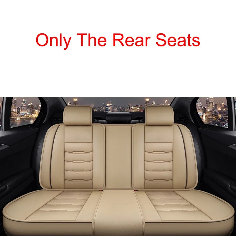 Comfort PU Leather Seat Cover Set - All-Season