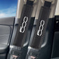 Pair of Leather Seat Belt Shoulder Pads